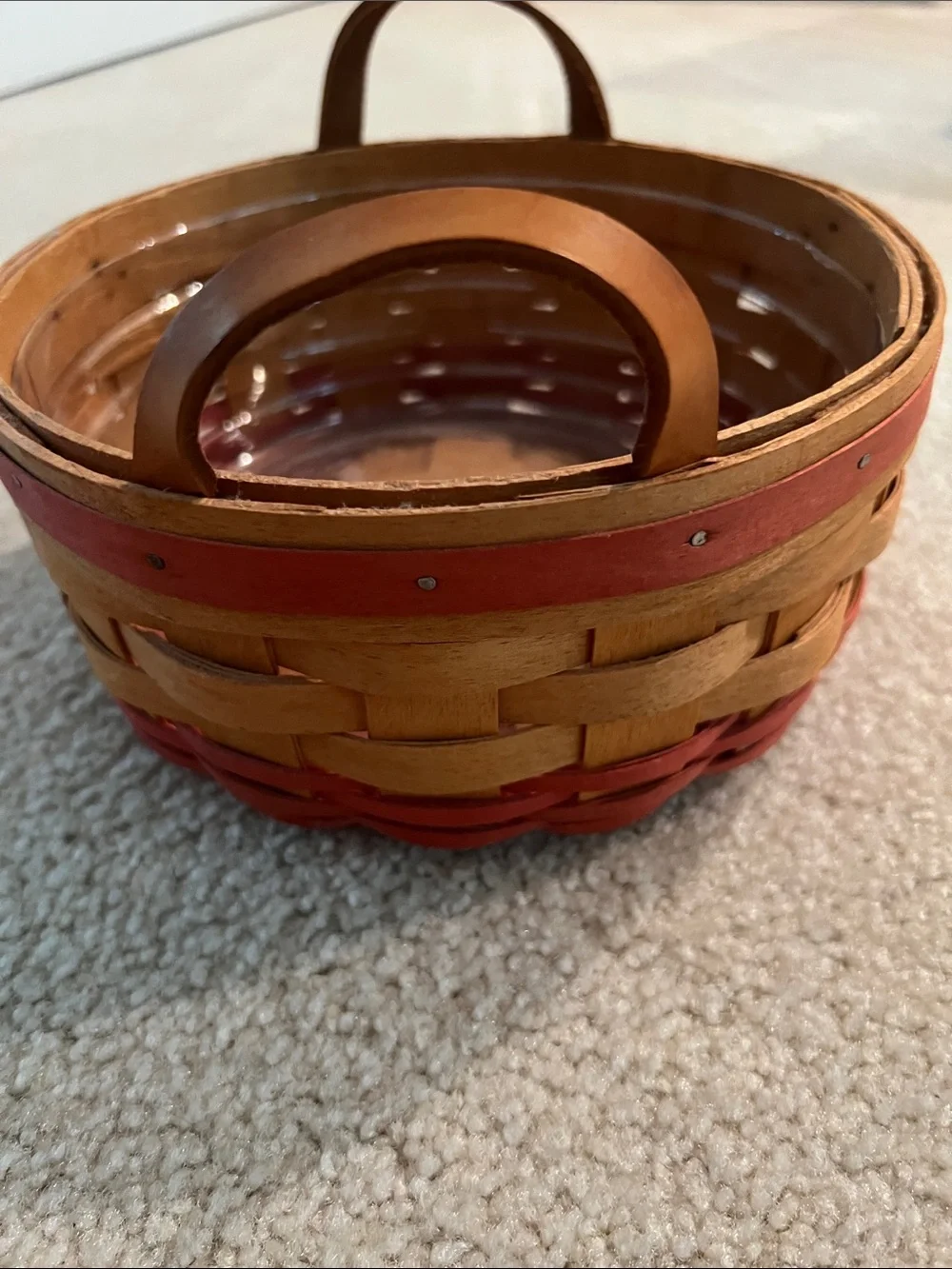 Longaberger Mothers Day Basket and Protector - SFH